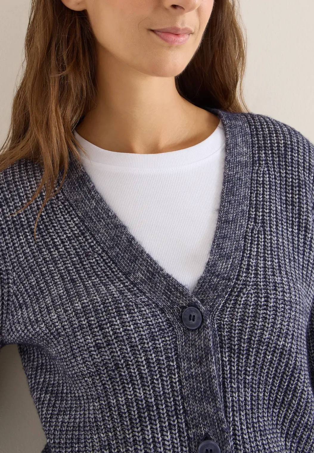 Grof gemêleerd vest