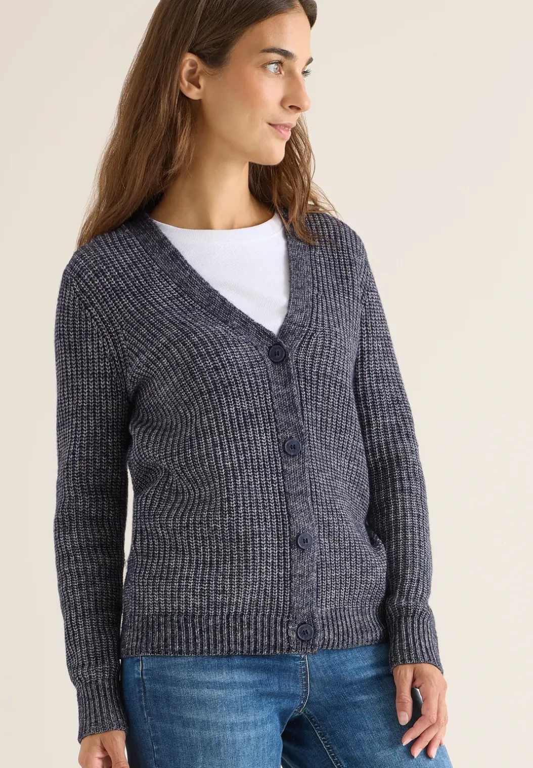 Grof gemêleerd vest