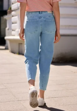 High Waist Barrel Leg Jeans in Loose Fit