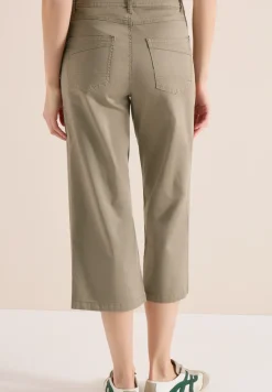 High Waist broek met uitlopende pijpen in Loose Fit
