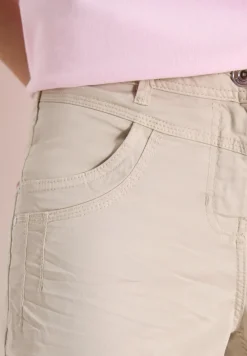 High Waist broek met uitlopende pijpen in Loose Fit