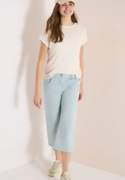 High Waist broek met uitlopende pijpen in Loose Fit
