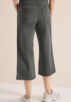 High Waist broek met uitlopende pijpen in Loose Fit