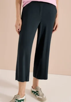 High Waist broek met wijde pijpen in Loose Fit
