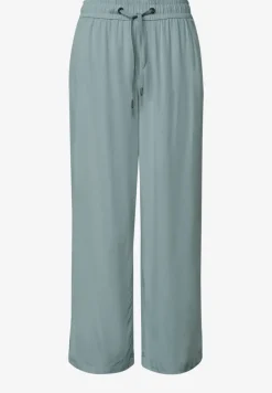 High Waist broek met wijde pijpen in Loose Fit