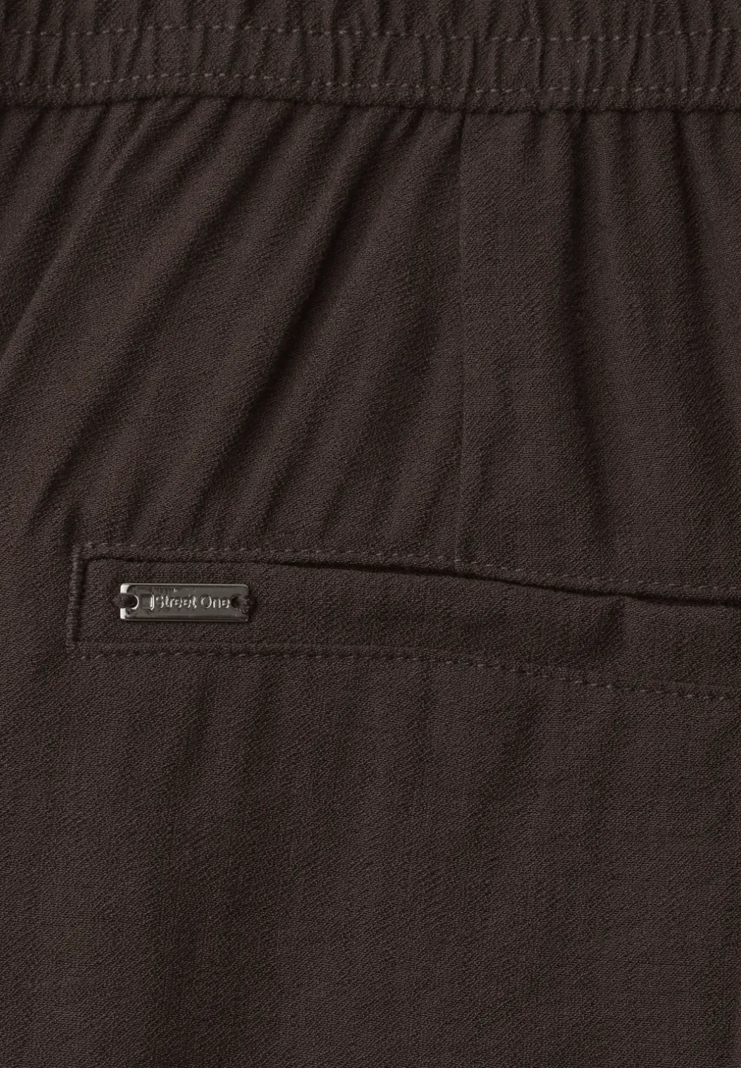 High Waist broek met wijde pijpen in Loose Fit