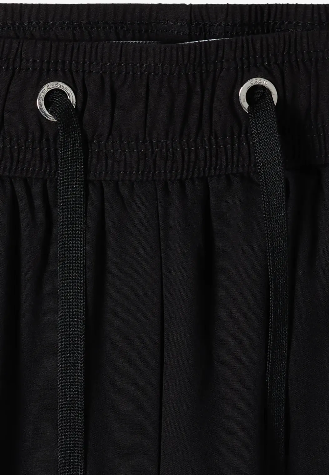 High Waist broek met wijde pijpen in Loose Fit