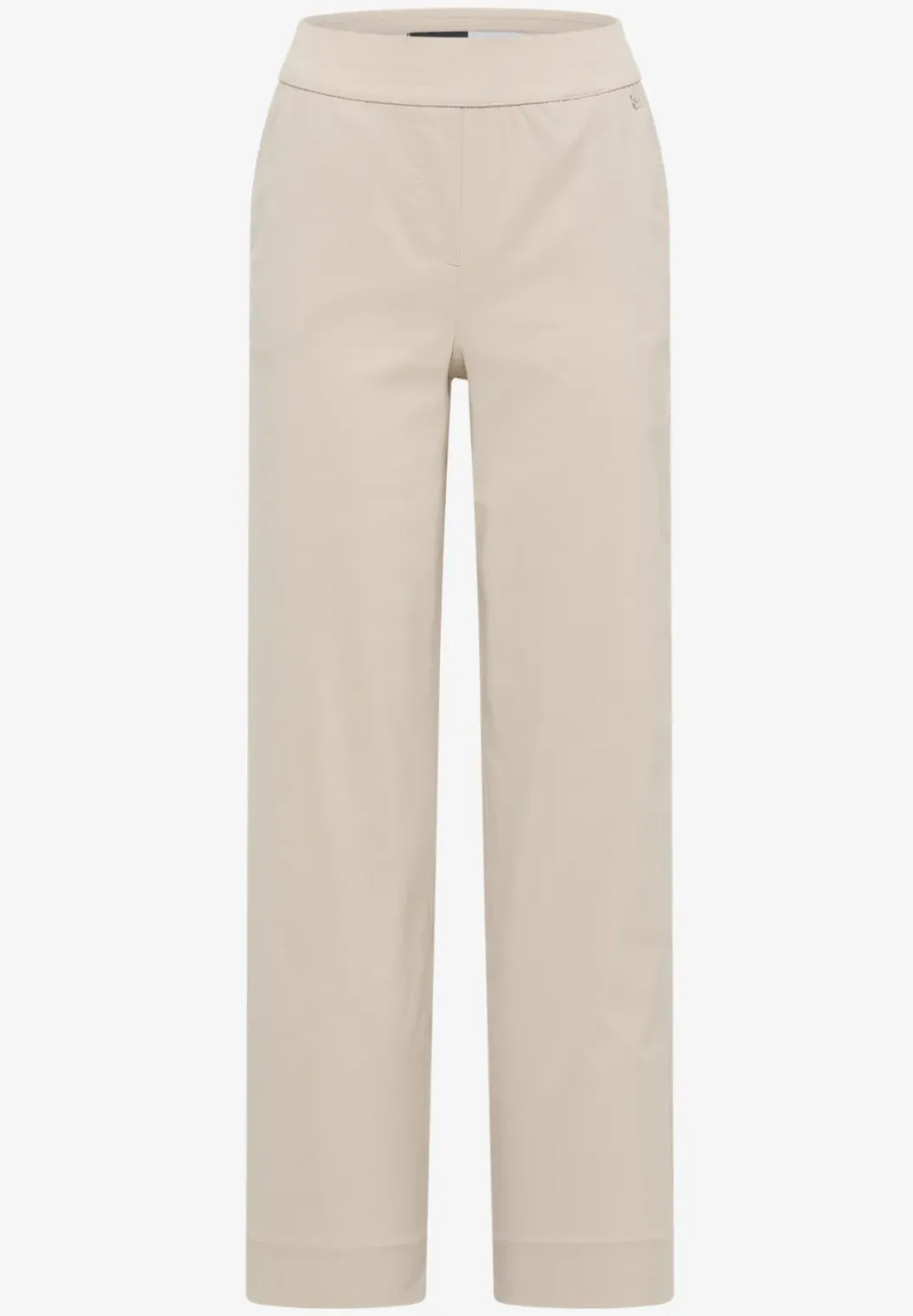 High Waist broek met wijde pijpen in Loose Fit