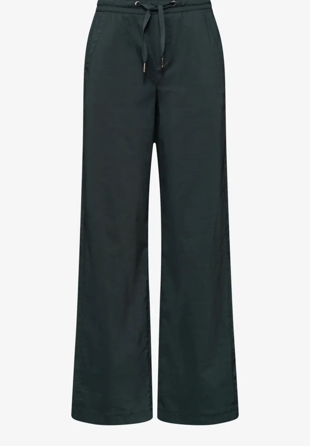 High Waist broek met wijde pijpen in Loose Fit