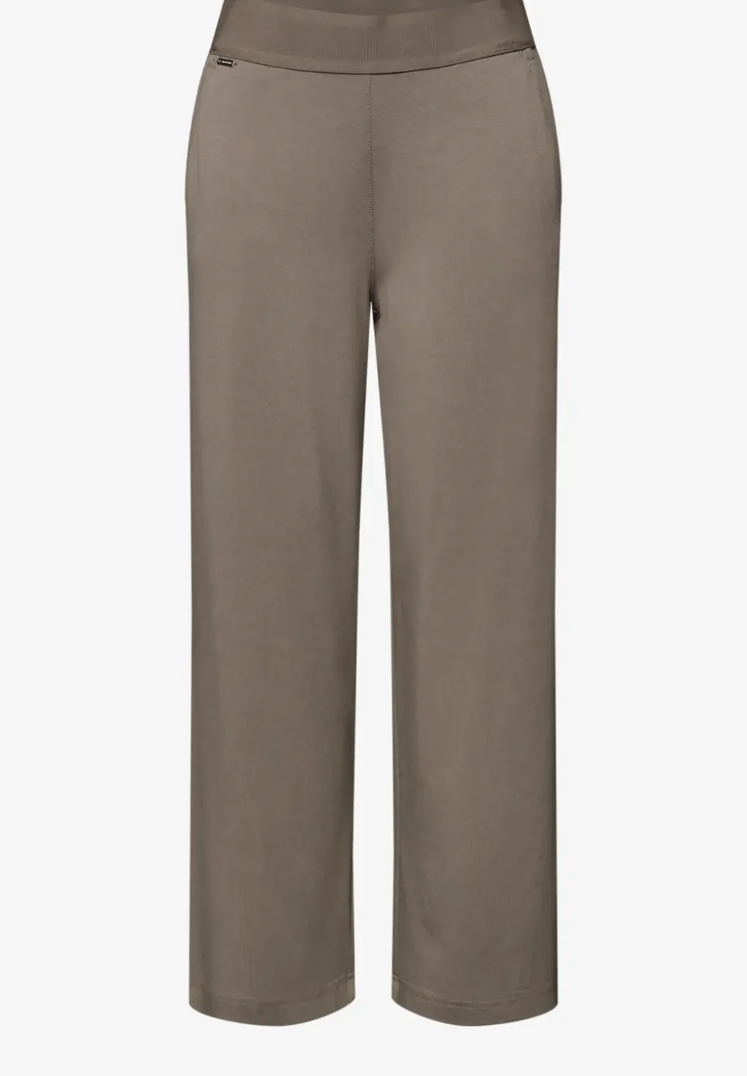 High Waist broek met wijde pijpen in Loose Fit