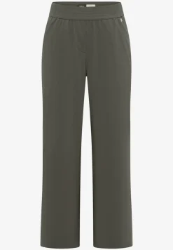 High Waist broek met wijde pijpen in Loose Fit