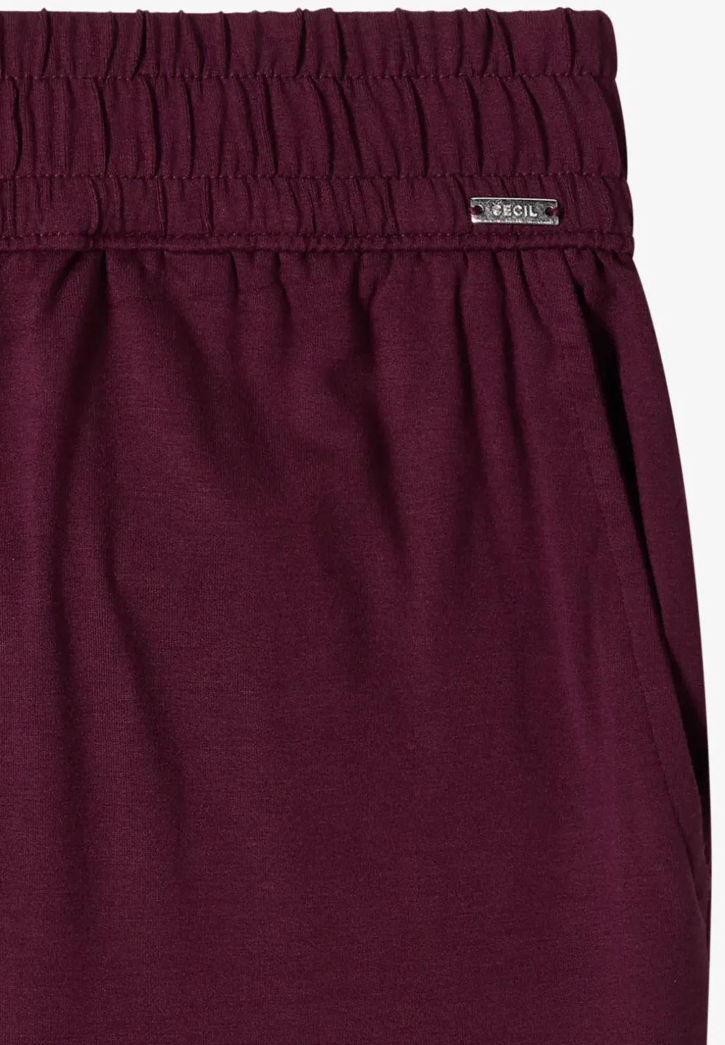 High Waist broek met wijde pijpen in Loose Fit
