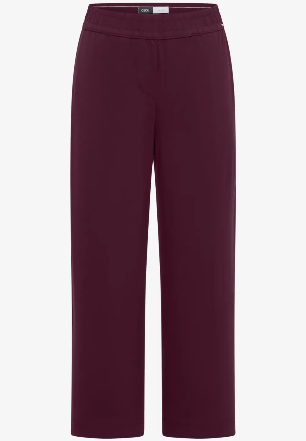 High Waist broek met wijde pijpen in Loose Fit