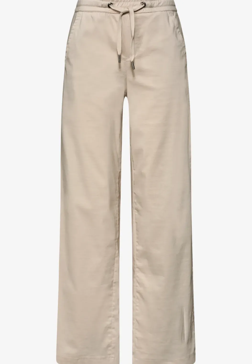 High Waist broek met wijde pijpen in Loose Fit