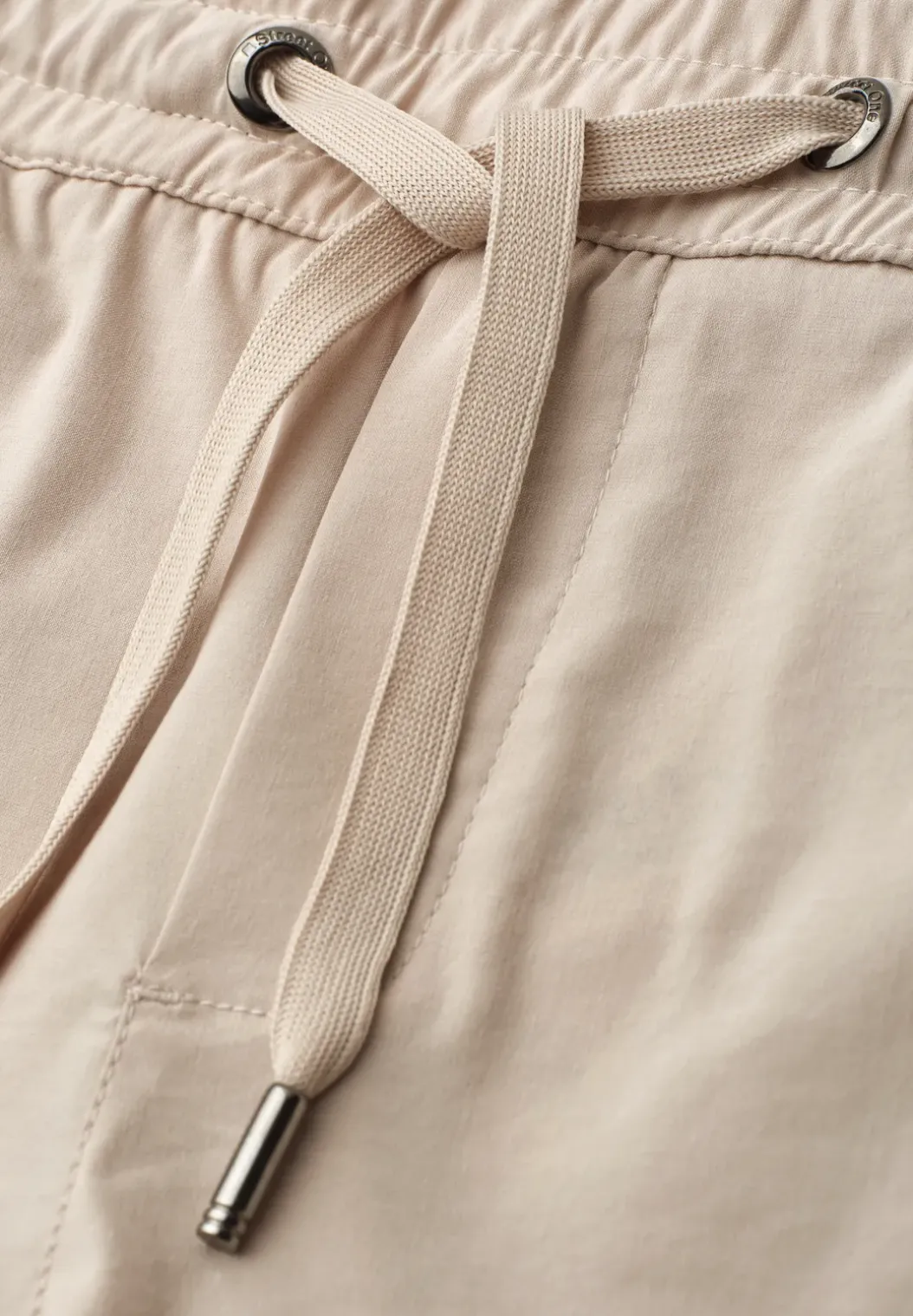 High Waist broek met wijde pijpen in Loose Fit