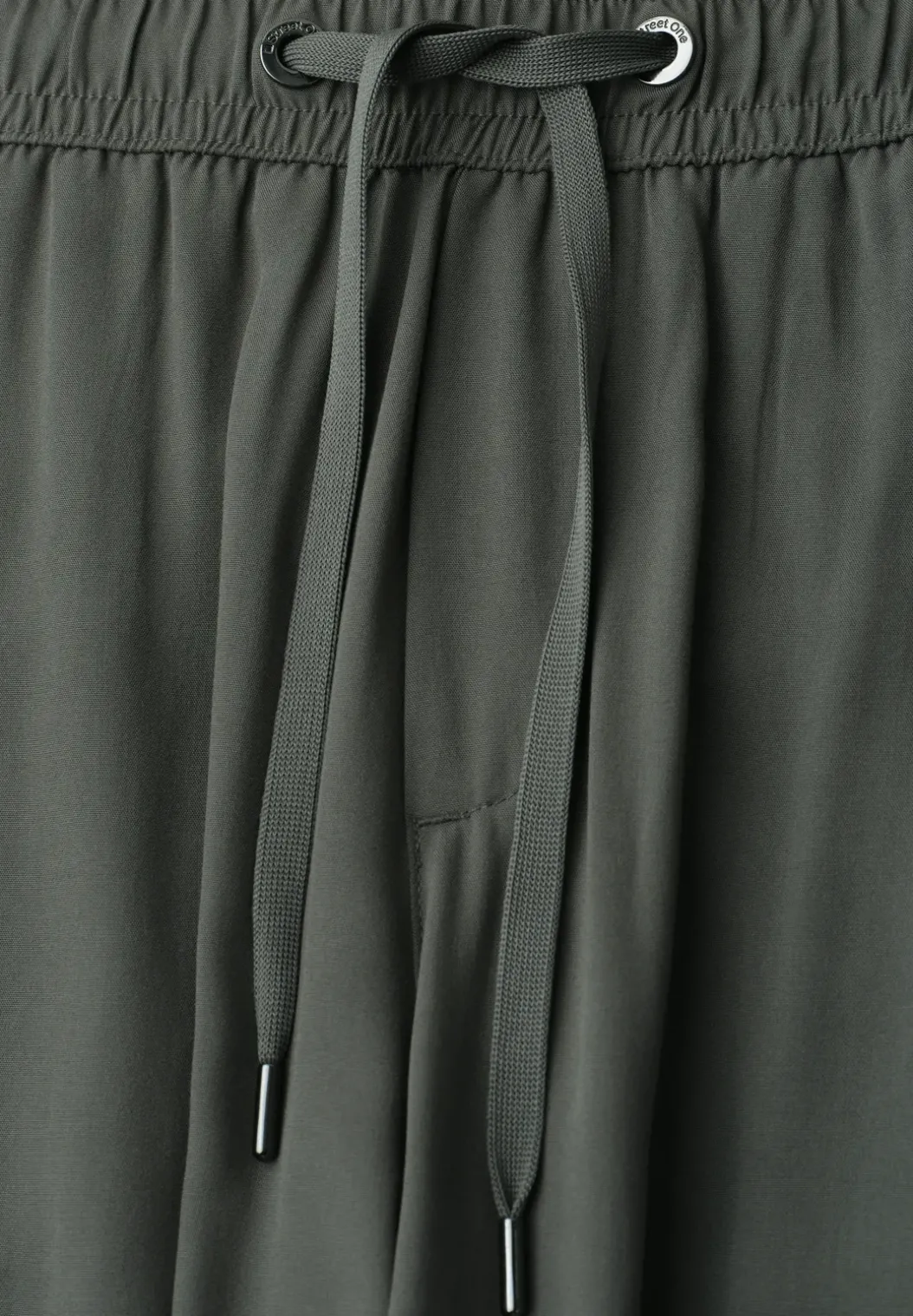 High Waist broek met wijde pijpen in Loose Fit
