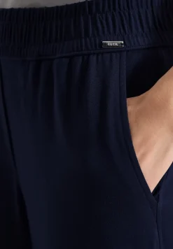 High Waist broek met wijde pijpen in Loose Fit
