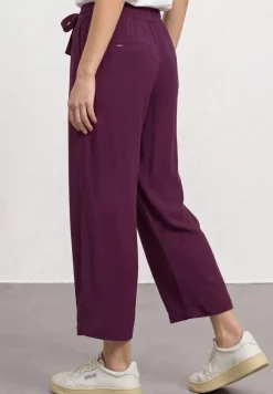 High Waist broek met wijde pijpen in Loose Fit