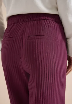 High Waist broek met wijde pijpen in Loose Fit