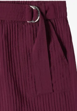 High Waist broek met wijde pijpen in Loose Fit