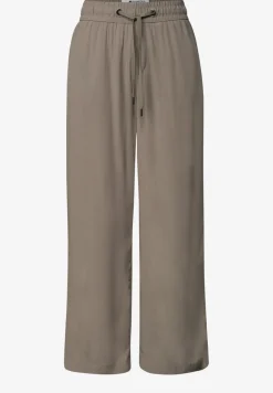 High Waist broek met wijde pijpen in Loose Fit
