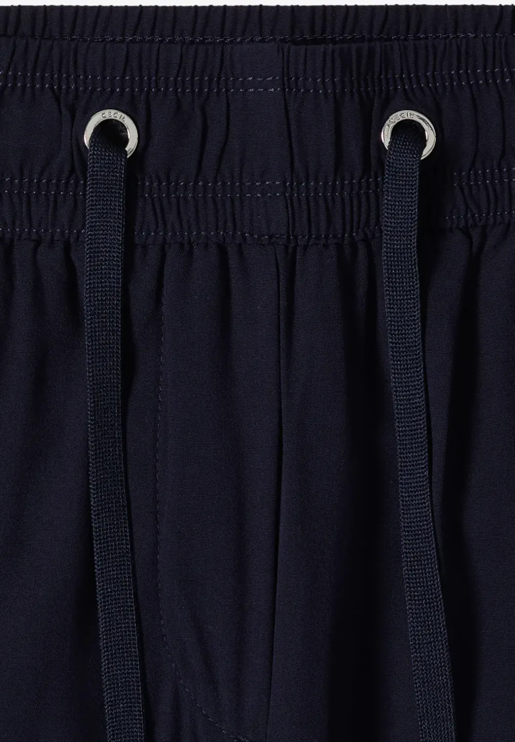 High Waist broek met wijde pijpen in Loose Fit