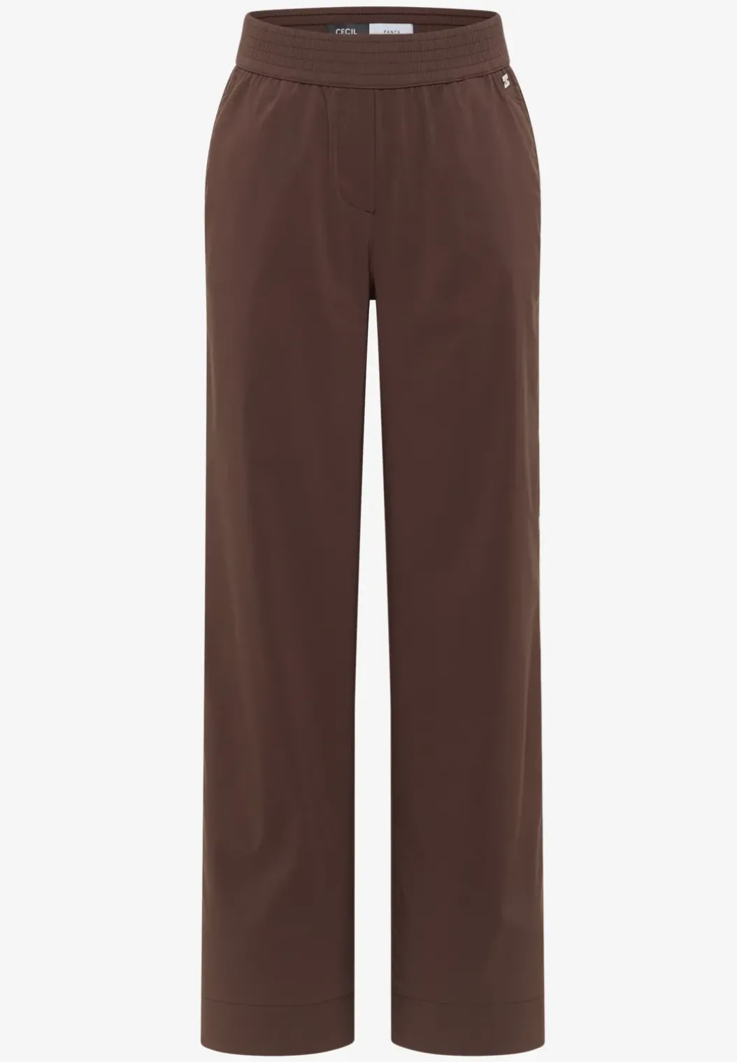 High Waist broek met wijde pijpen in Loose Fit