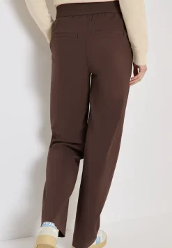High Waist broek met wijde pijpen in Loose Fit