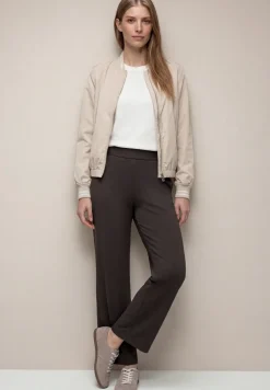 High Waist broek met wijde pijpen in Loose Fit