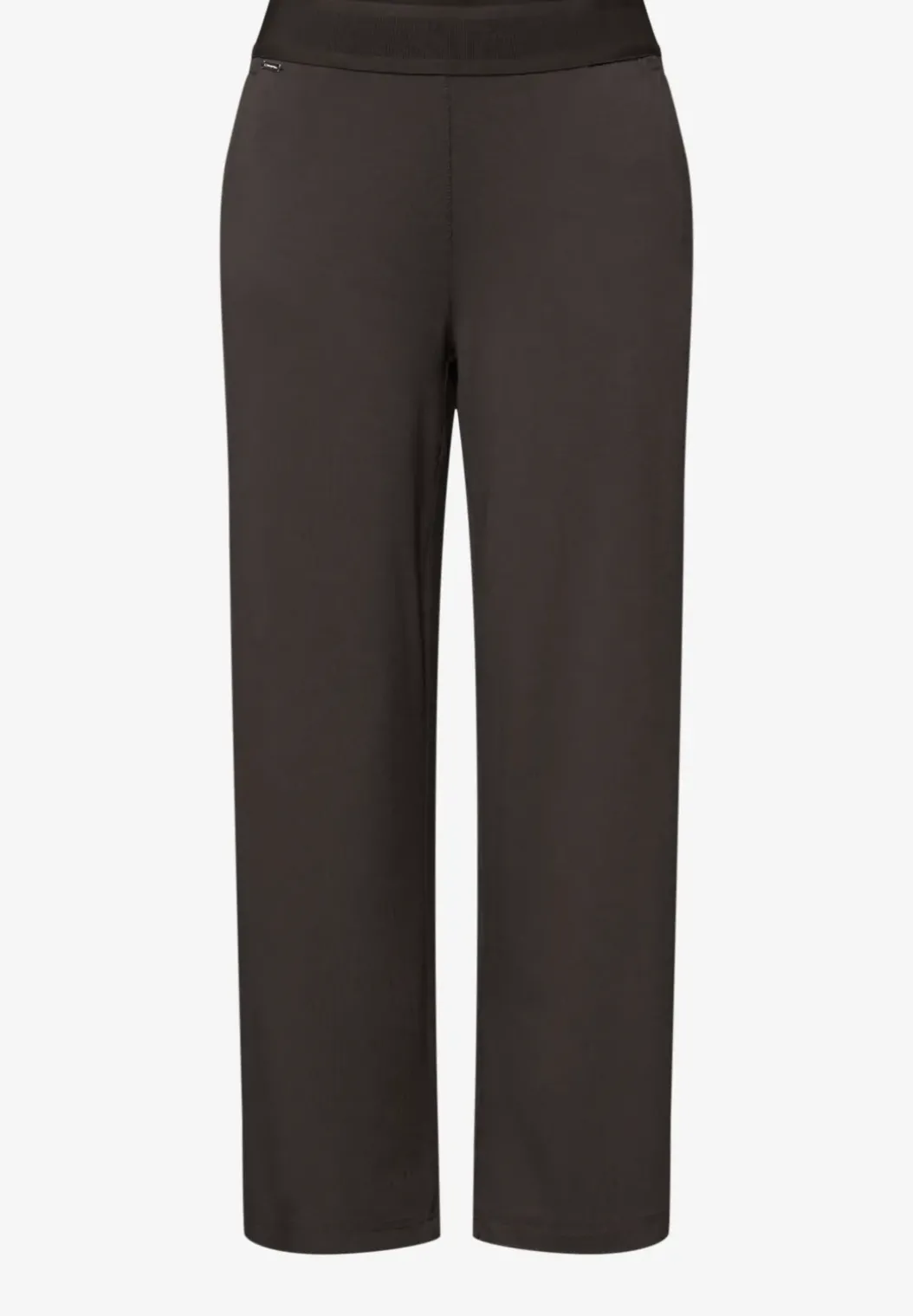 High Waist broek met wijde pijpen in Loose Fit