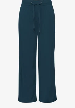 High Waist broek met wijde pijpen in Loose Fit