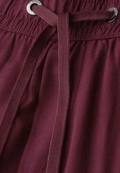 High Waist broek met wijde pijpen in Loose Fit
