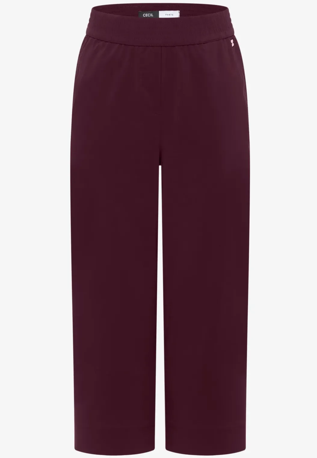 High Waist broek met wijde pijpen in Loose Fit