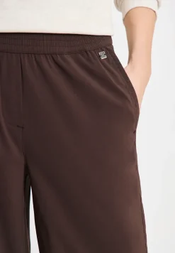 High Waist broek met wijde pijpen in Loose Fit