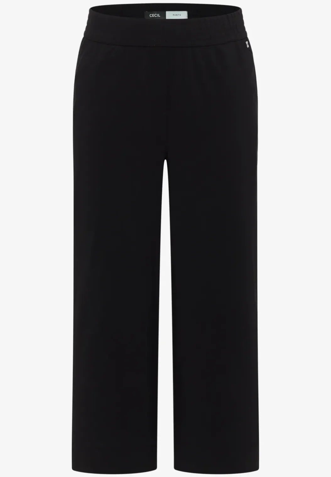 High Waist broek met wijde pijpen in Loose Fit