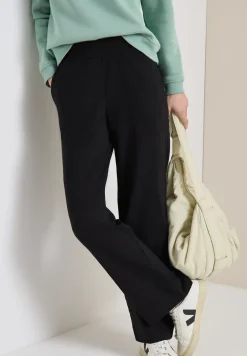 High Waist broek met wijde pijpen in Loose Fit