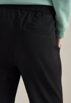 High Waist broek met wijde pijpen in Loose Fit
