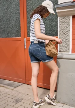 High Waist Jeans Korte Broek