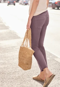 High Waist kick flare broek in Slim Fit
