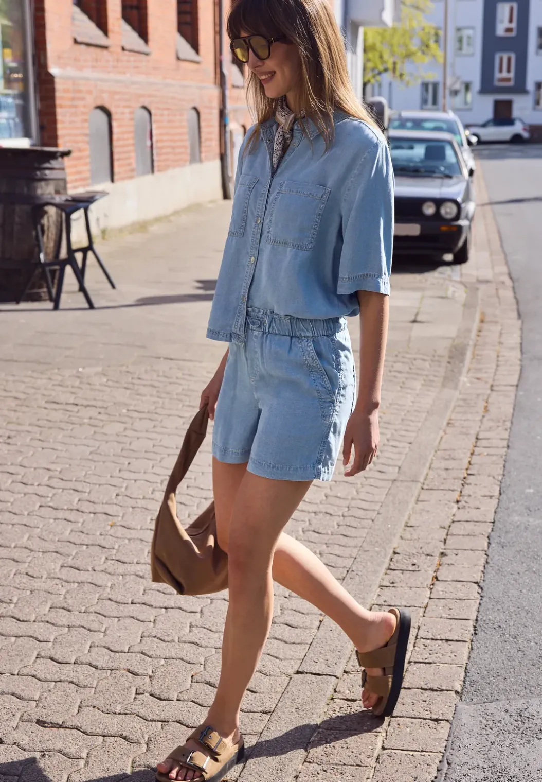 High Waist shorts in Loose Fit
