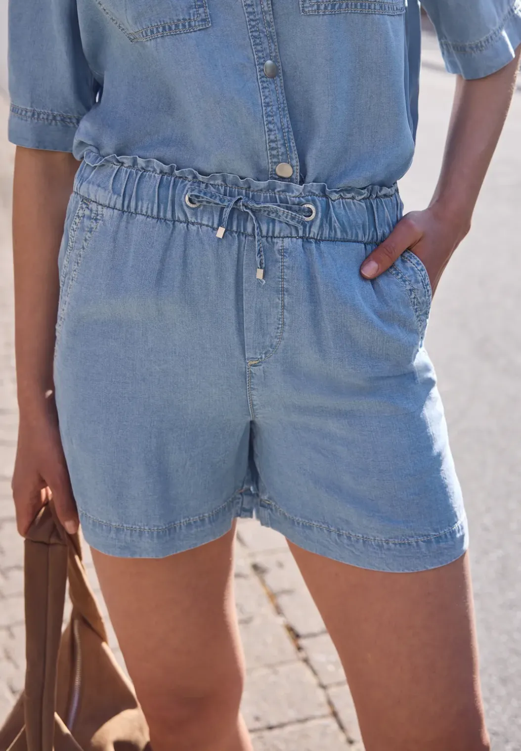 High Waist shorts in Loose Fit