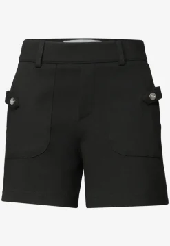 High Waist shorts met knoopdetail