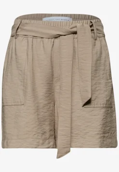 High Waist shorts met riem