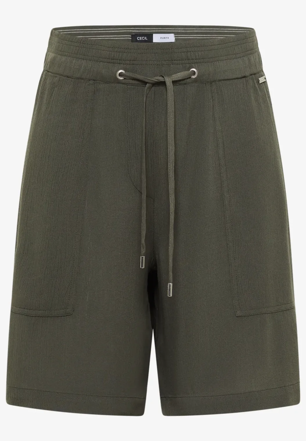 High Waist shorts met Wide Legs en structuur