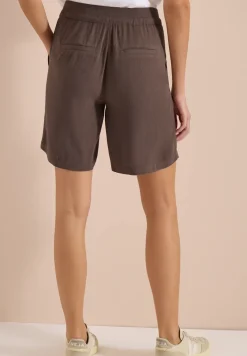 High Waist shorts met Wide Legs en structuur