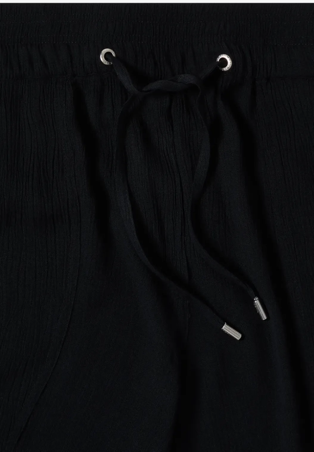 High Waist shorts met Wide Legs en structuur
