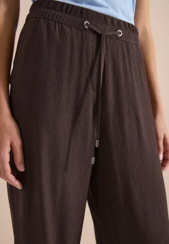 High Waist straight legs broek in Loose Fit