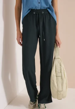High Waist straight legs broek in Loose Fit