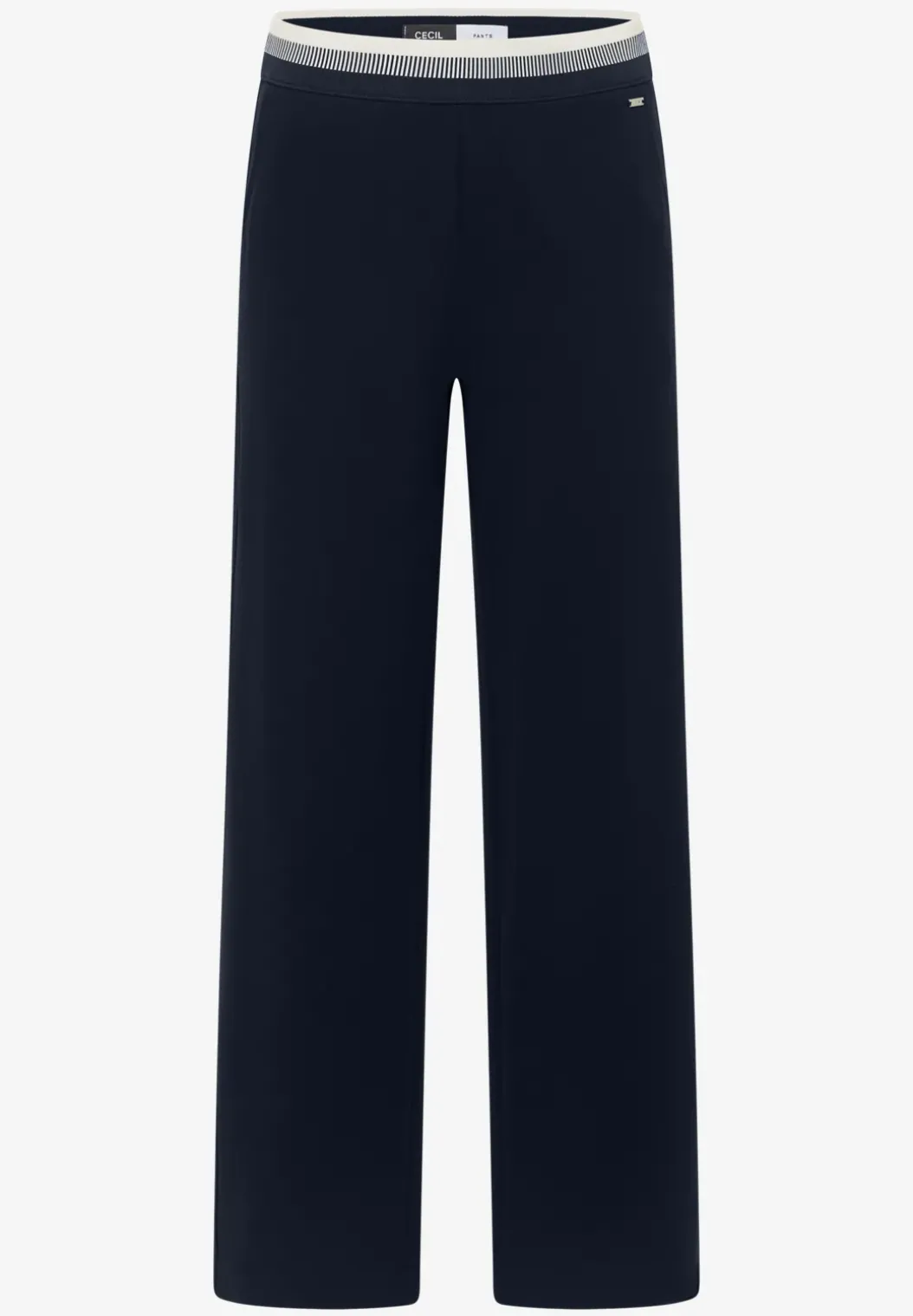 High Waist straight legs broek in Loose Fit