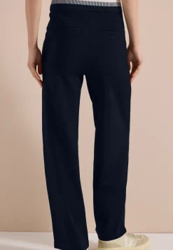 High Waist straight legs broek in Loose Fit